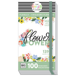 The Happy Planner Flower Power 100 Sheet Sticker Pad
