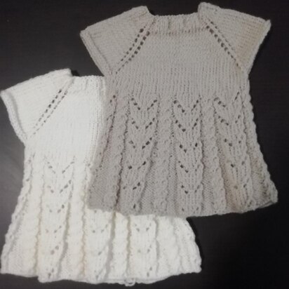 Baby's Cabled Dress