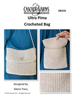 Crocheted Bag in Cascade Yarns Ultra Pima - DK141 - Downloadable PDF