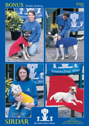 Dog Blanket and Coat in Hayfield Bonus DK - 5792