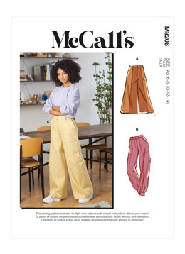 McCall's Misses' Pants M8206 - Sewing Pattern
