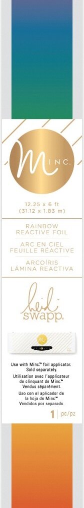 American Crafts Heidi Swapp Minc Reactive Foil 12.25" - Rainbow 6' Roll