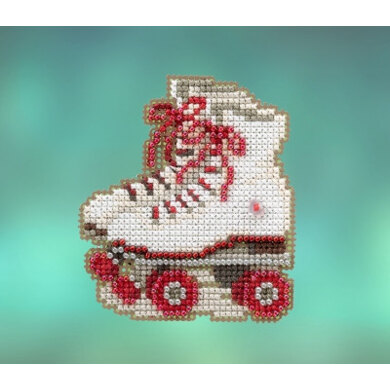 Mill Hill Spring Bouquet 2020 - Roller Skates Seasonal Ornament - 2.5in x 3in