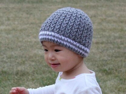 Mock Cables Baby Hat