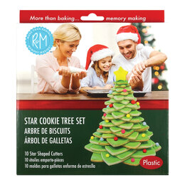 R&M Christmas Cookie Tree Cookie Cutter Set Set of 10