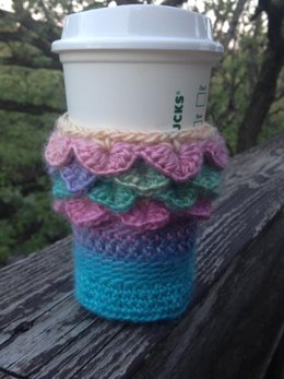 Dragon scale cup cozie