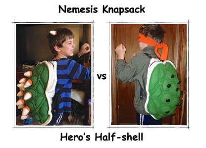 Nemesis Knapsack vs Hero's Half-Shell