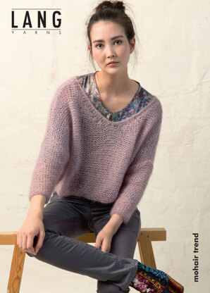 Pullover ENG in Lang Yarns Mohair Trend - Leaflet