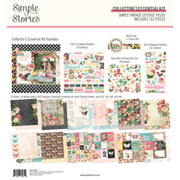 Simple Stories Simple Vintage Cottage Fields - Collector's Essential Kit