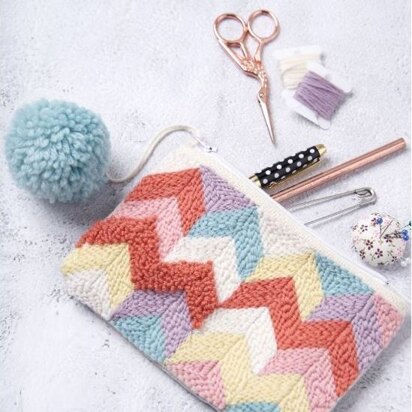 Zigzag Pouch in Anchor Tapisserie Wool - 0022500-00001-04 - Downloadable PDF