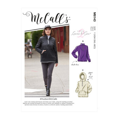 McCall's HudsonMcCalls - Misses' Tops M8143 - Sewing Pattern