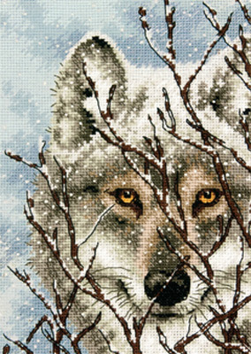 Dimensions 07211 Needlecrafts Needlepoint Call of The Wolf