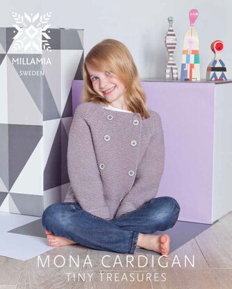 Mona Cardigan in MillaMia Naturally Soft Aran - Downloadable PDF