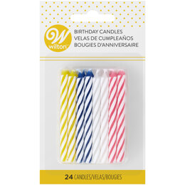 Wilton Assorted Birthday Candles, 24-Count