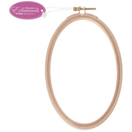 Frank A. Edmunds Beechwood Embroidery Hoop - 5in x8in