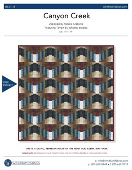 Windham Fabrics Canyon Creek - Downloadable PDF