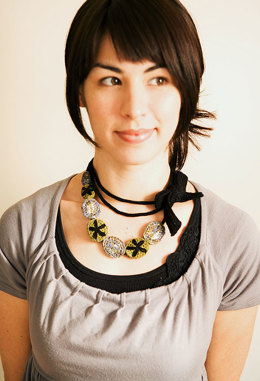 Mademoiselle Necklace in Berroco Comfort Sock 3 Ply