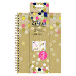 Papermania A5 Notebook - Capsule - Geometric Geometric Kraft