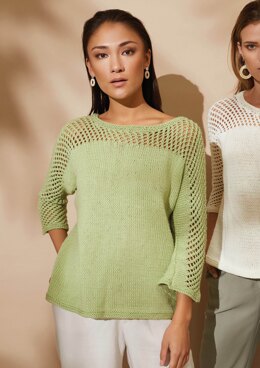 Pear Sweater  in Rowan Handknit Cotton - RM004-00016-UK - Downloadable PDF