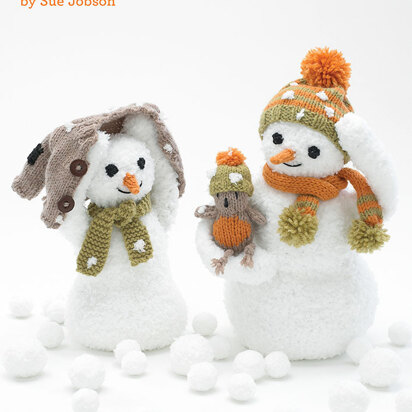 Snowmen in Sirdar Snuggly Snowflake Chunky and Country Style DK - 4513 - Downloadable PDF