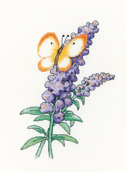 Heritage Buddleia Butterfly Cross Stitch Kit