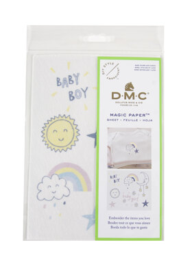 DMC Magic Paper Baby Star Moon Sun Embroidery Sheet
