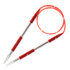 Knitter's Pride Smartstix Red Fixed Circular Needles 40cm (16in) (1 Pair)