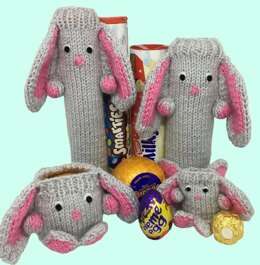 Easter bunny rabbit chocolate holders