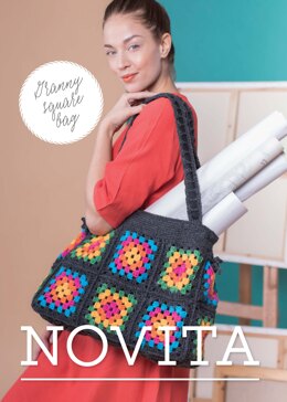 Granny Square Bag in Novita 7 Veljestä - Downloadable PDF