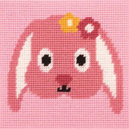 Anchor 1st Kit - Happy Rabbit Tapestry Kit - 15cm x 15cm