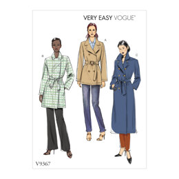 Vogue Misses' Coat and Belt V9367 - Sewing Pattern
