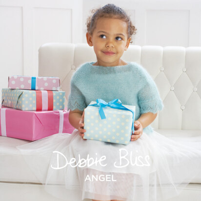 Lace Edged Top - Knitting Pattern for Kids in Debbie Bliss Angel by Debbie Bliss