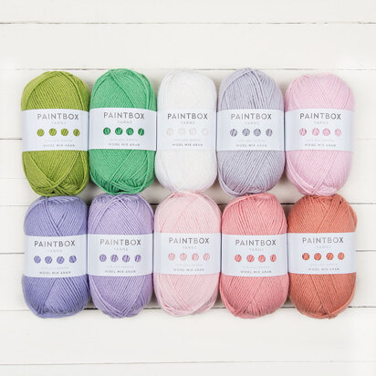 Paintbox Yarns Wool Mix Aran 10er Farbset