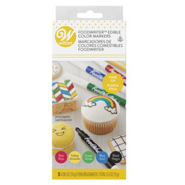 Wilton FoodWriter Fine Tip Edible Color Markers, 5-Pack