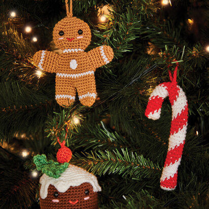 Christmas Character Decorations in Sirdar Happy Cotton - 574 - Downloadable PDF
