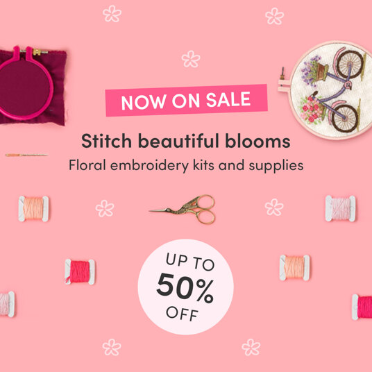 Up to 50 percent off floral kits!