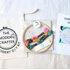 The Modern Crafter Beginner Embroidery DIY Kit - Fruit & Ice Cream - 6in