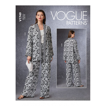 Vogue Misses' Vest, Jacket and Pants V1749 - Sewing Pattern
