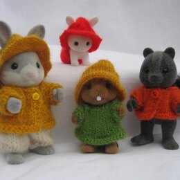 Rustic outfits for Sylvanian Families & Calico Critters