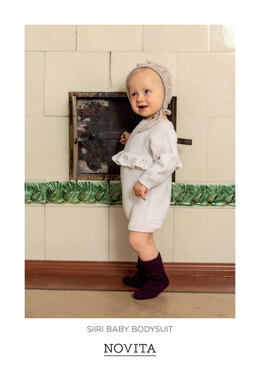 Siiri Baby Bodysuit in Novita Baby Wool - NFFP002 - Downloadable PDF