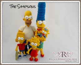 Häkelanleitung Familie Simpson