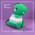 Bernard the Dinosaur - Free Toy Crochet Pattern For Halloween in Paintbox Yarns Cotton Aran by Paintbox Yarns