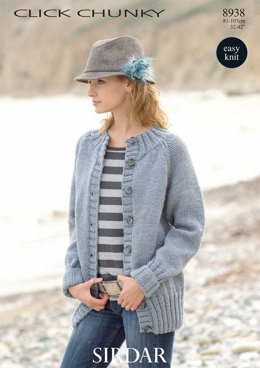Women's Jacket in Sirdar Click Chunky - 8938 - Downloadable PDF