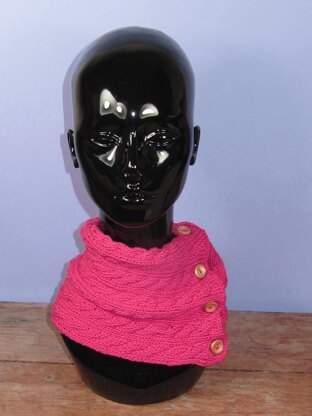 Sideways Cable Button Up Cowl