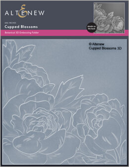 Altenew Cupped Blossoms 3D Embossing Folder
