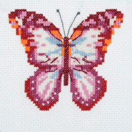 Kreuzstich-Stickset „Schmetterling“ von Trimits – 13 x 13 cm