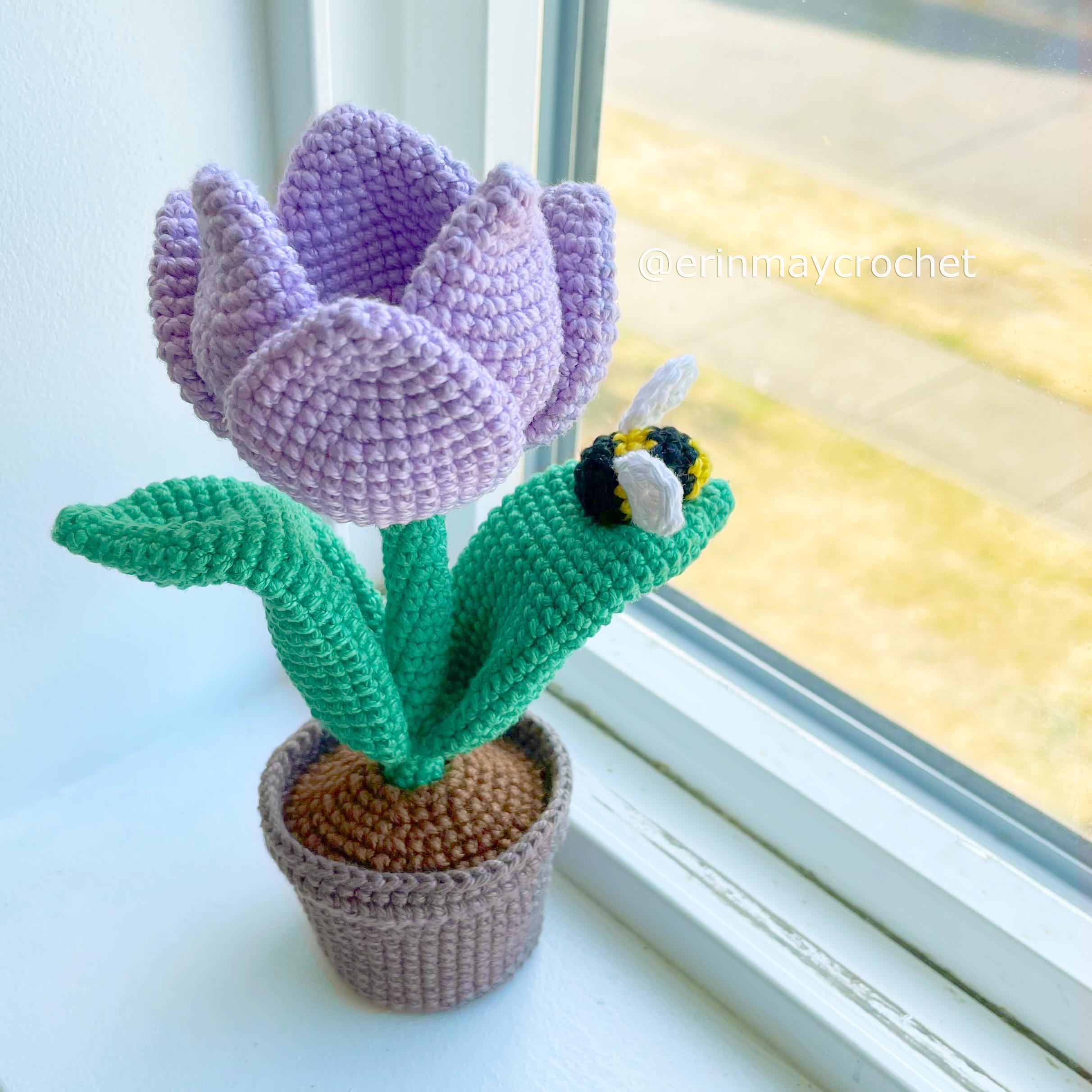 Flower Pots Amigurumi Crochet Pattern DMC 