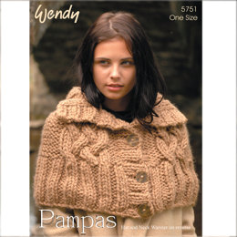 Capelet, Neck Warmer and Hat in Wendy Pampas Mega Chunky - 5751