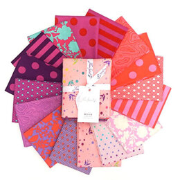 Tula Pink Fat Quarter Stoffpaket True Colors – Flamingo