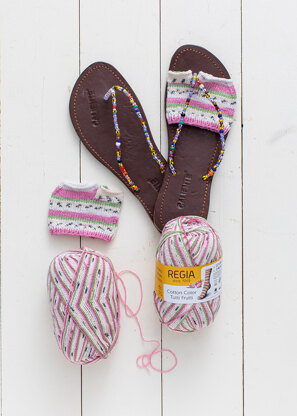 Bikini Socks in Regia Cotton Tutti Frutti - 5628 - Downloadable PDF